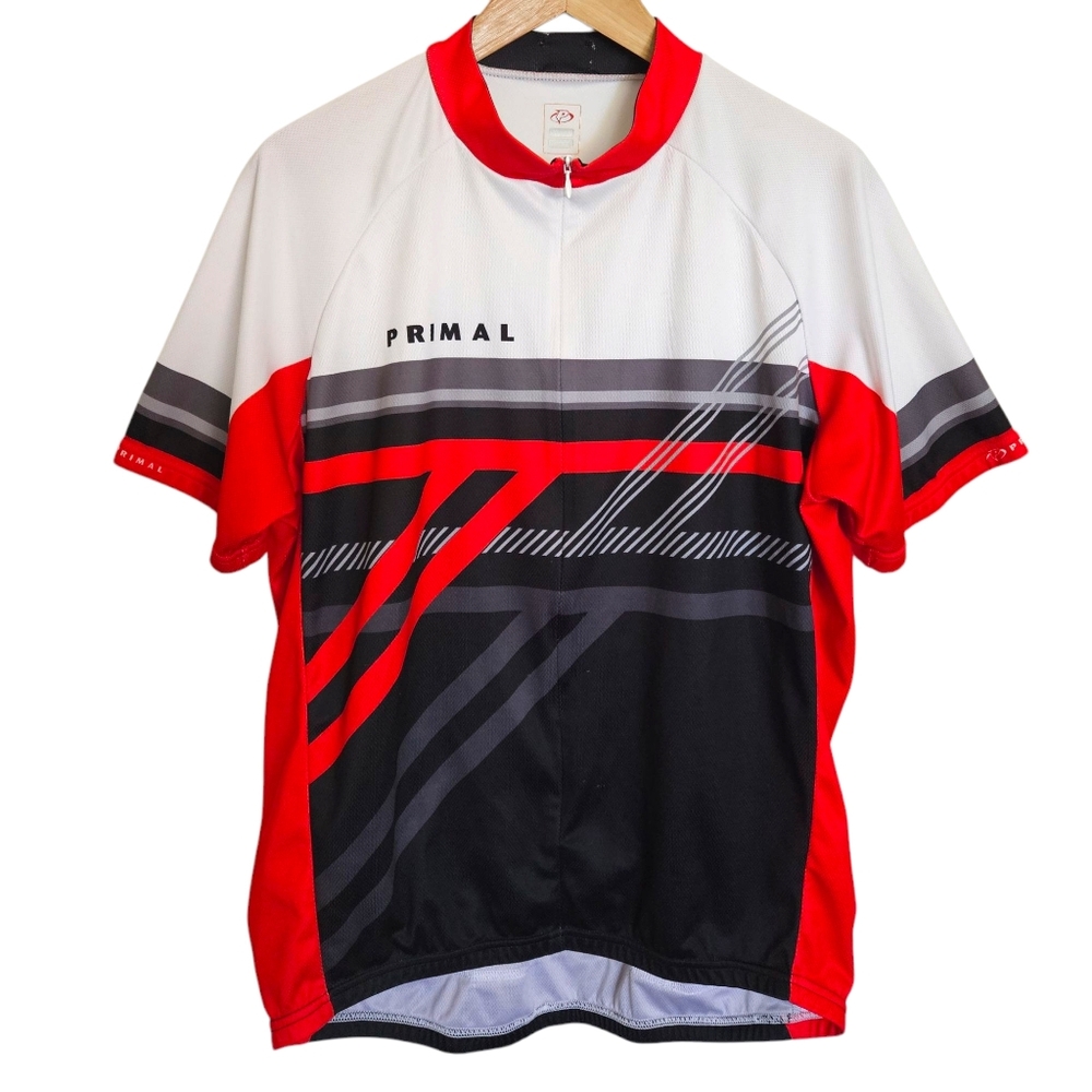 Primal men's‎ half zip cycling jersey